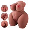 【US Spot】Small fat woman (brown) Sex Doll Torso